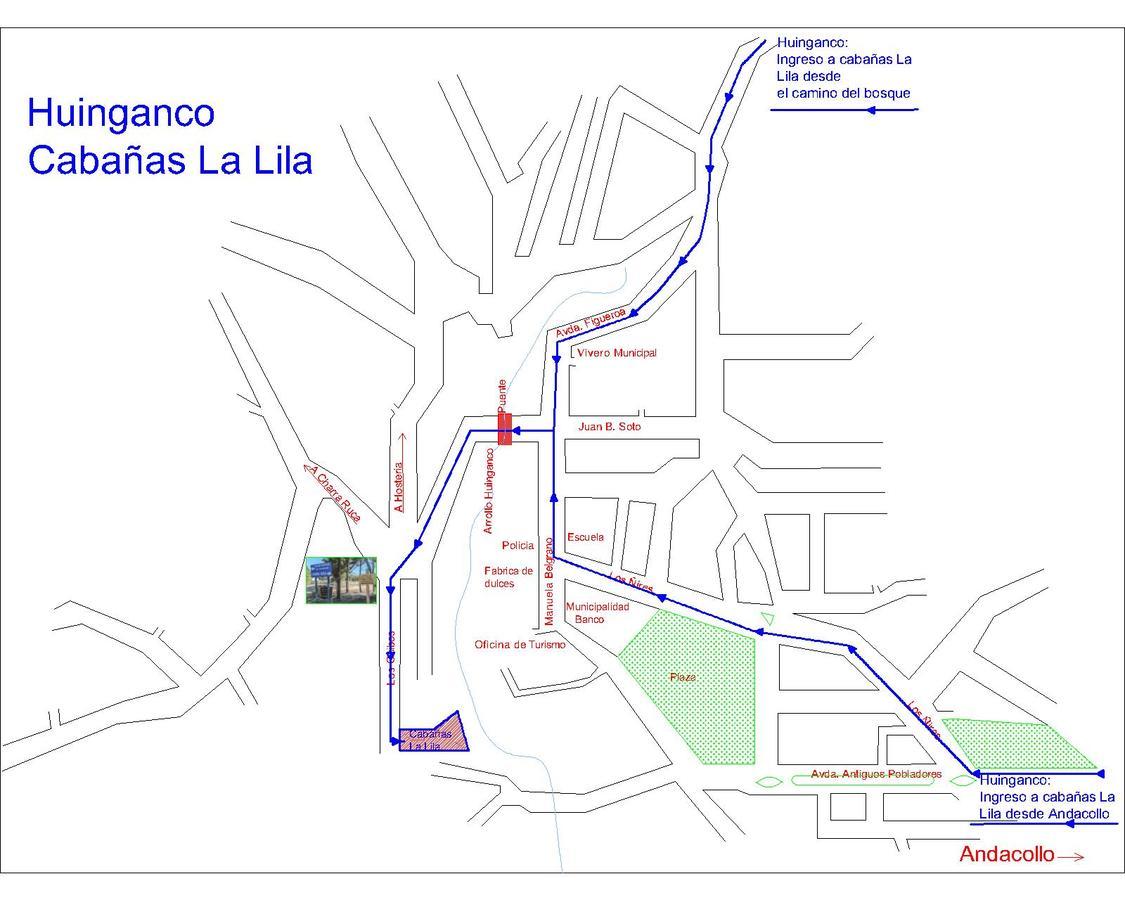 Cabanas La Lila Huinganco Ngoại thất bức ảnh